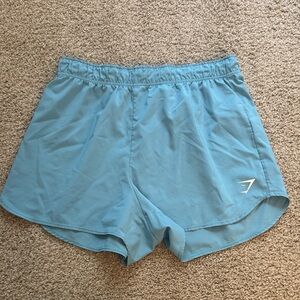 Gymshark Light Blue Women's Athletic Shorts